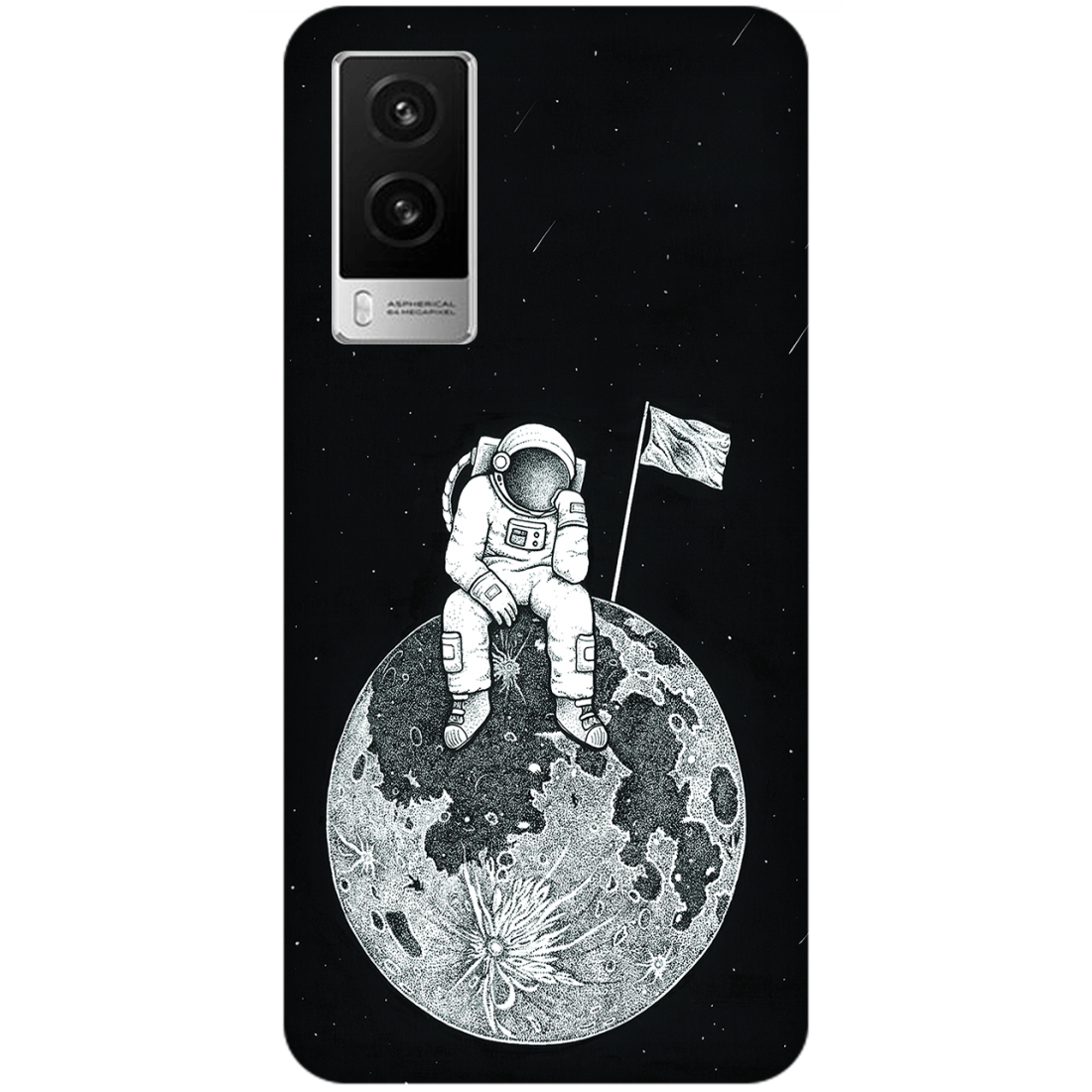 Astronaut on the Moon Case vivo V21e 5G