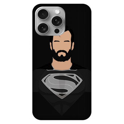 Bearded Superman Silhouette Case