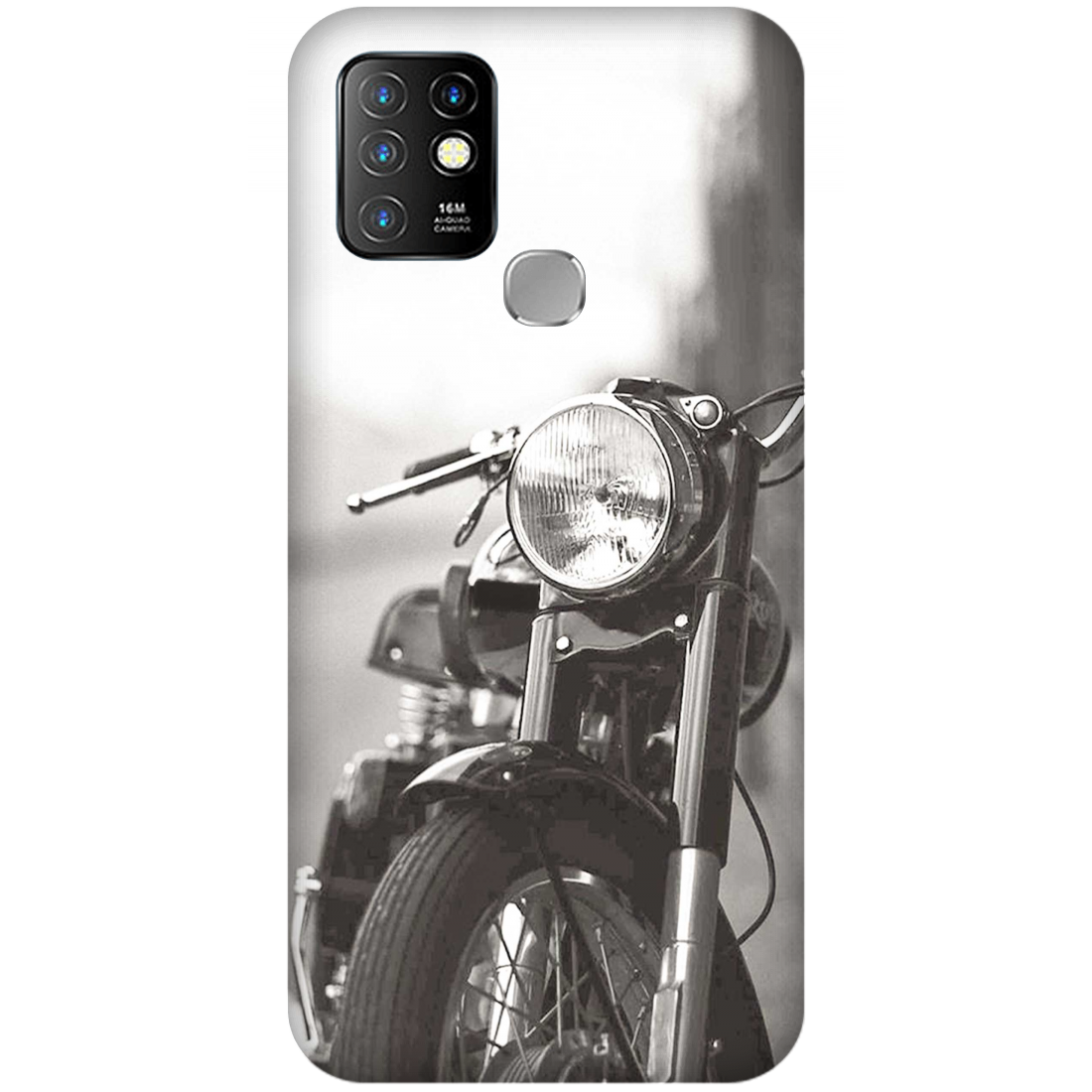 Black & White Bullet Case Infinix Hot 10