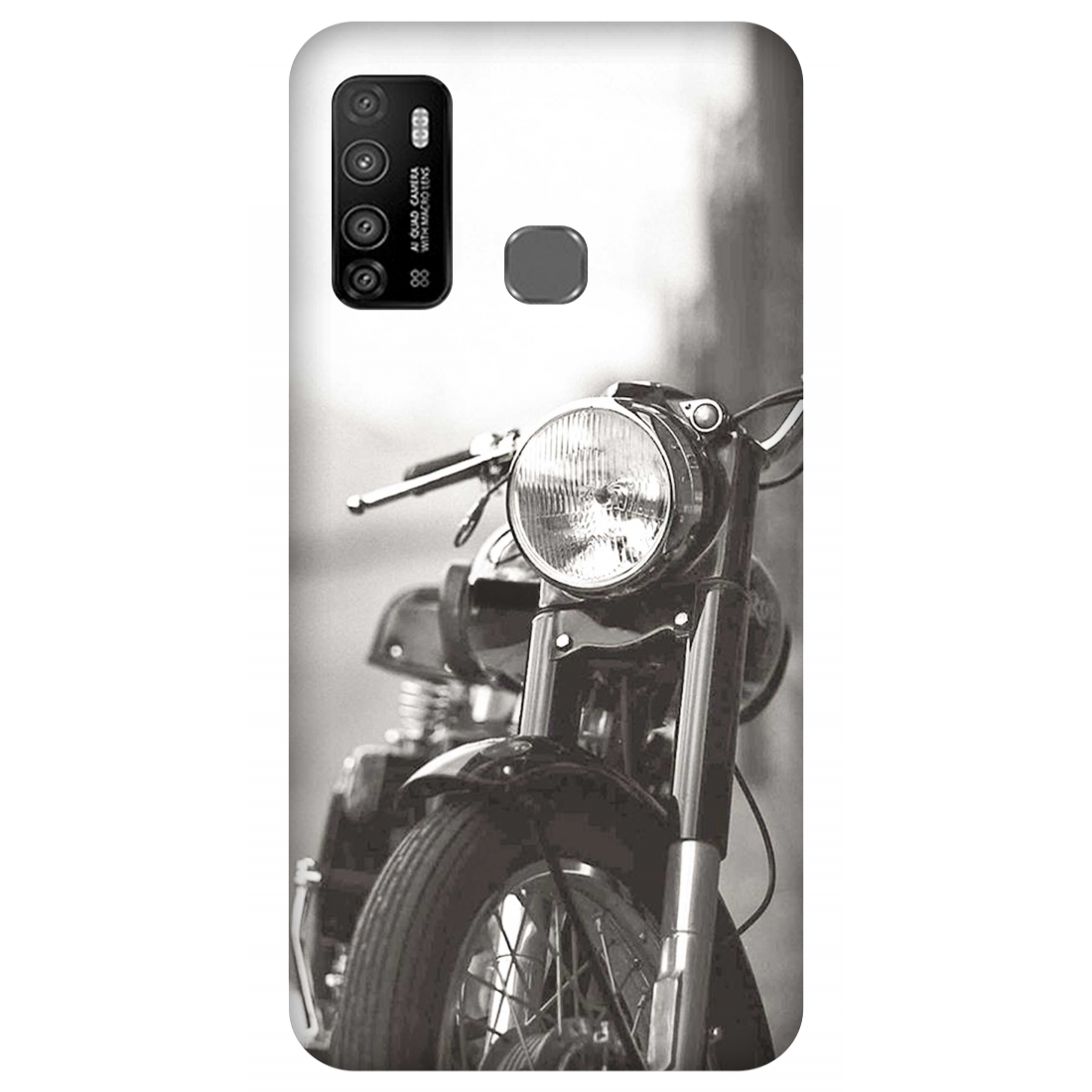 Black & White Bullet Case Infinix Hot 9