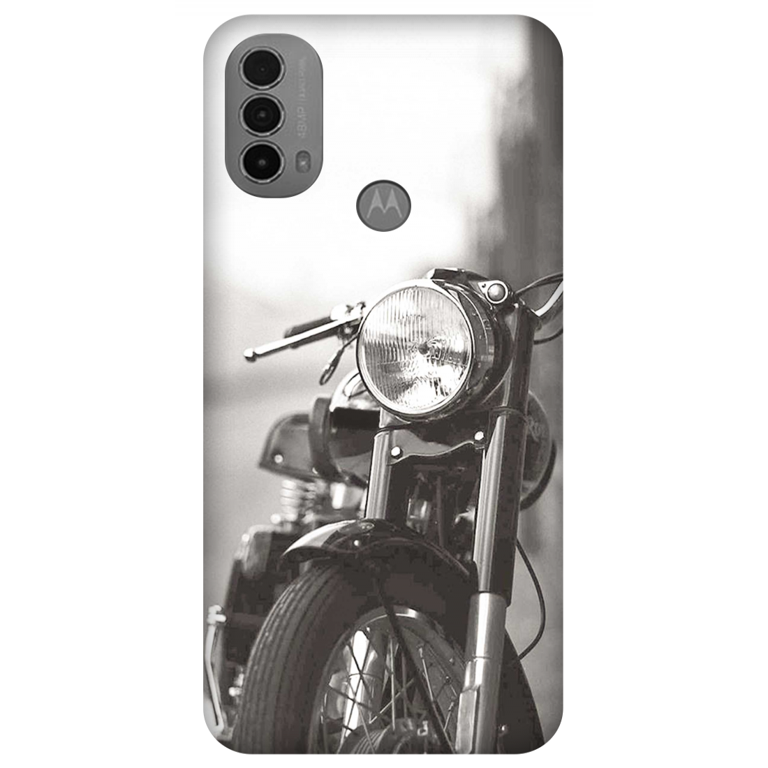 Black & White Bullet Case Motorola E40