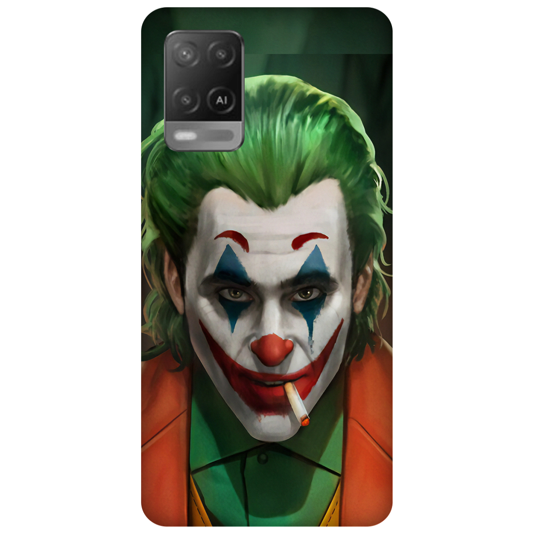 BlurredFace_GreenHair_Character Case Oppo A54 4G