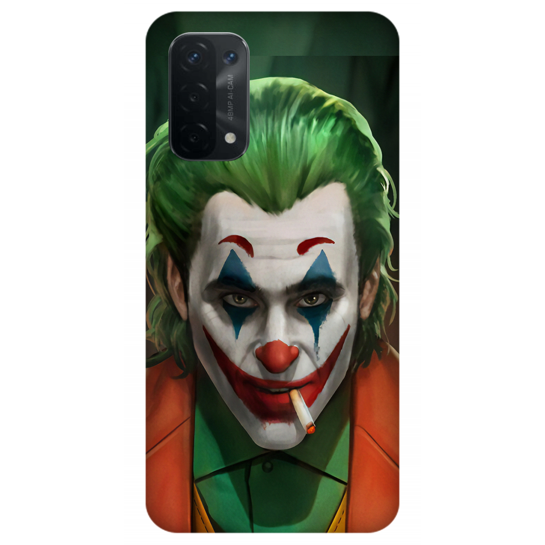 BlurredFace_GreenHair_Character Case Oppo A54 5G