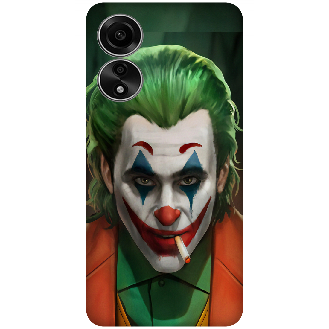 BlurredFace_GreenHair_Character Case Oppo A78 4G