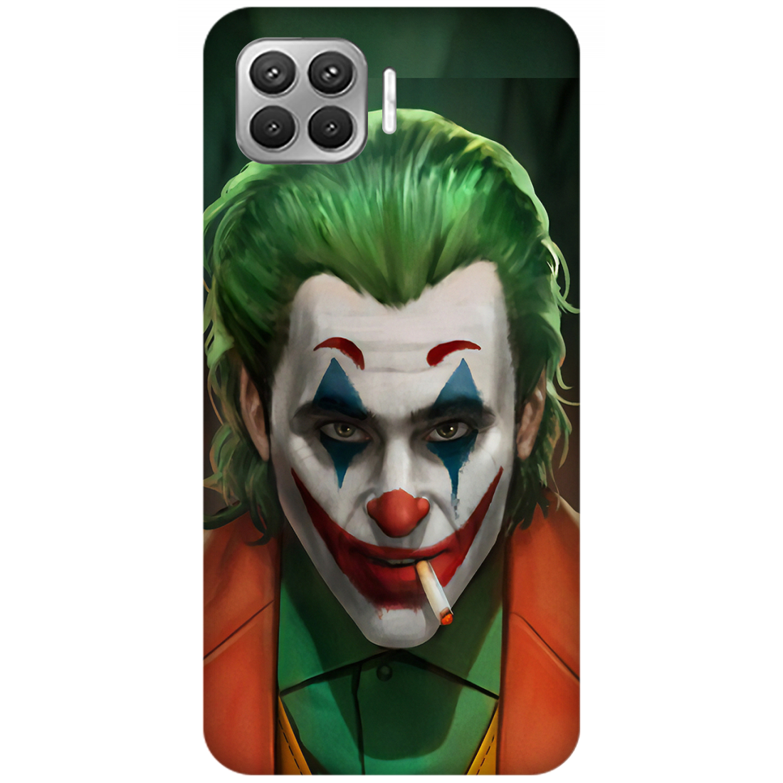 BlurredFace_GreenHair_Character Case Oppo F17 Pro