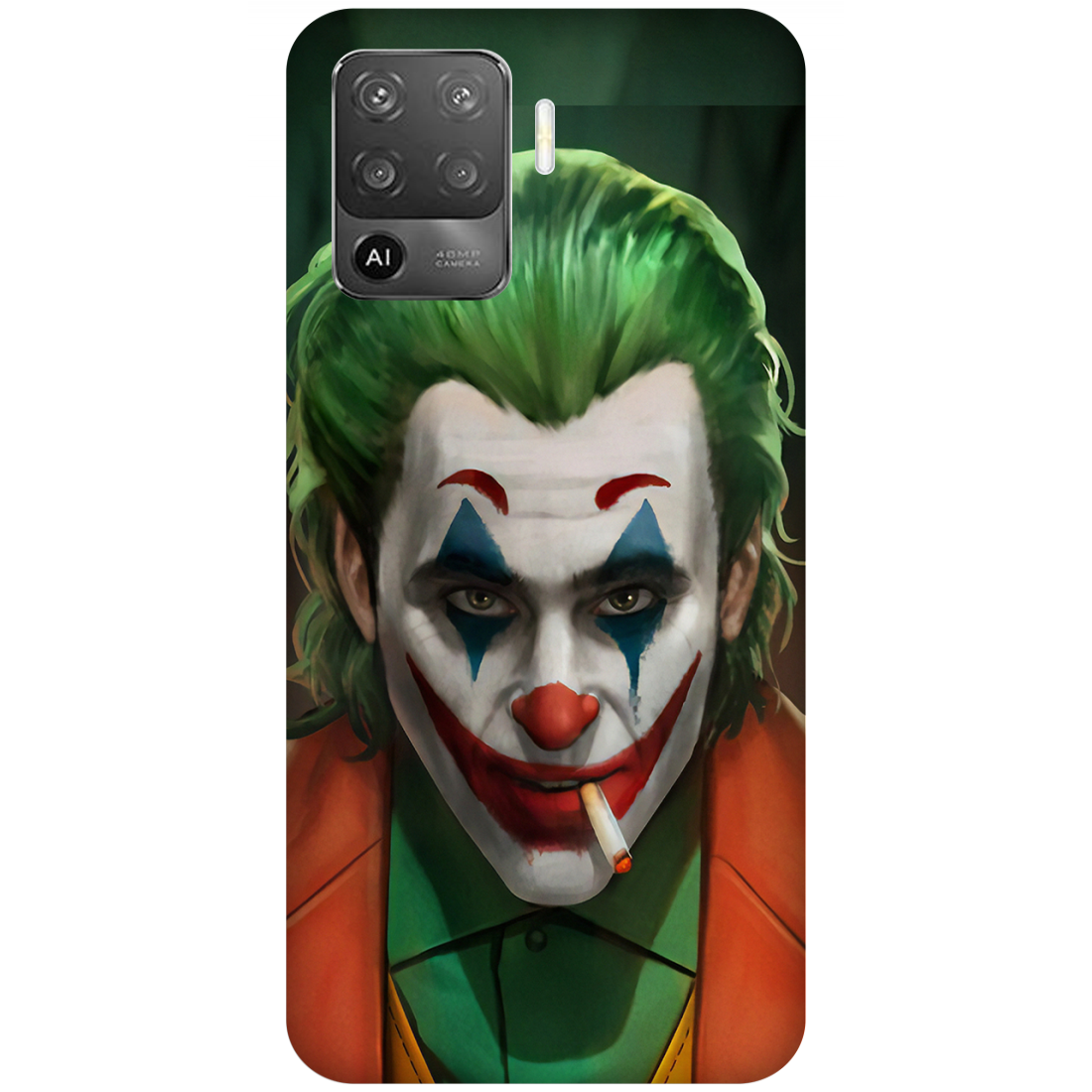 BlurredFace_GreenHair_Character Case Oppo F19 Pro