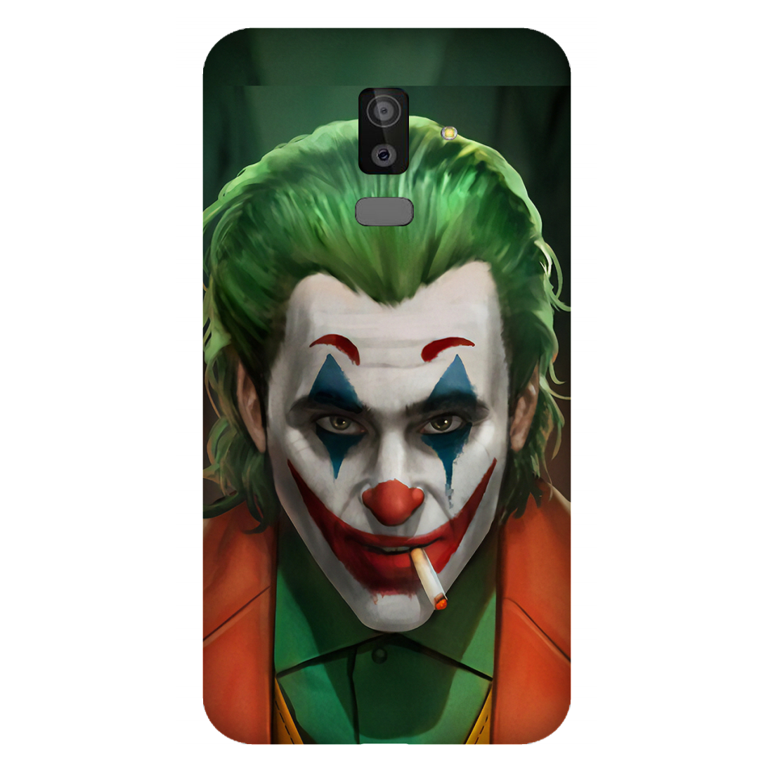 BlurredFace_GreenHair_Character Case Samsung Galaxy J8