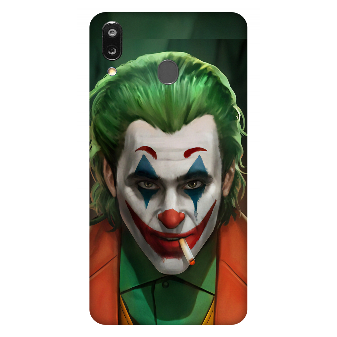 BlurredFace_GreenHair_Character Case Samsung Galaxy M20