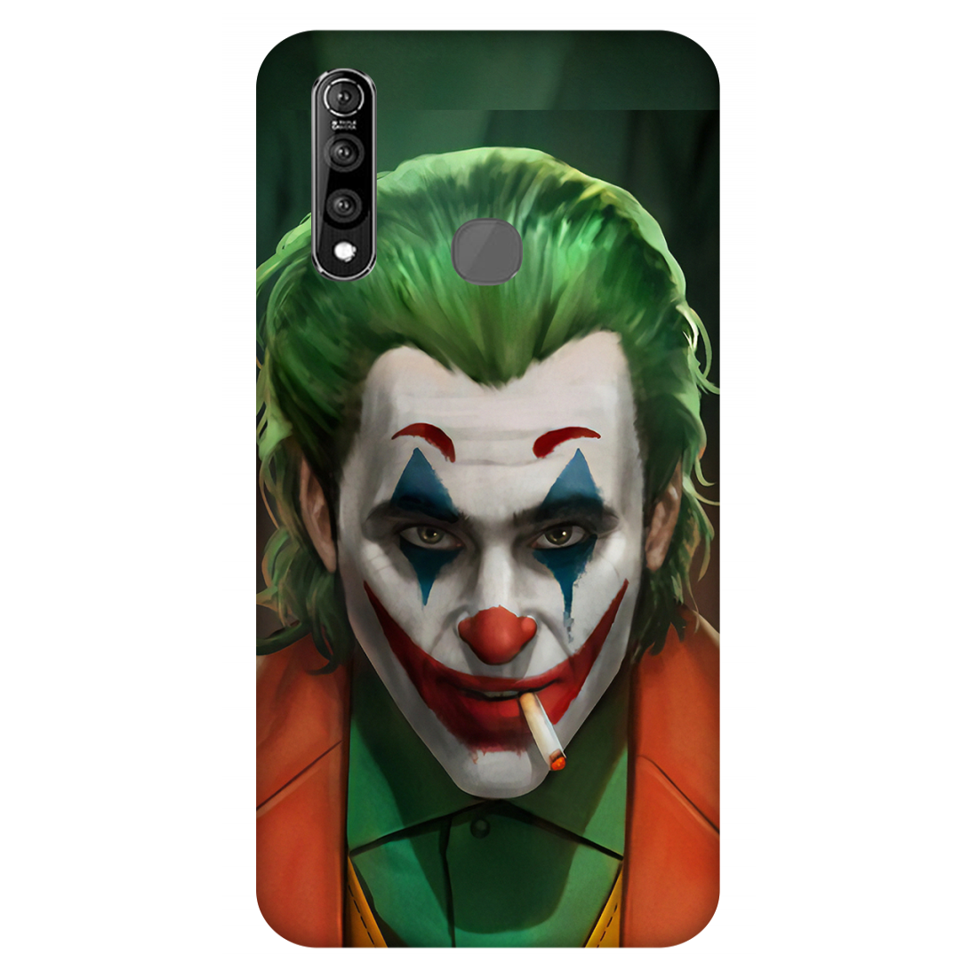 BlurredFace_GreenHair_Character Case Vivo Z1 Pro