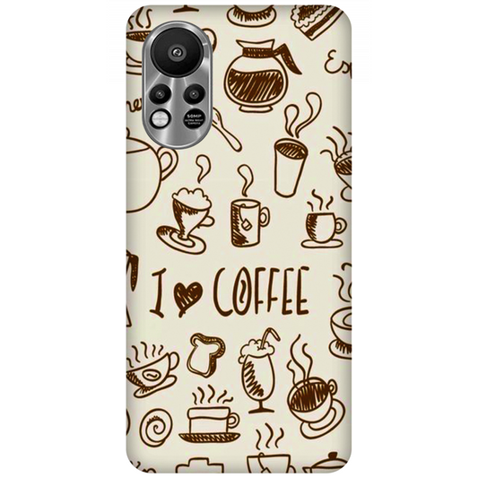 Coffee Doodle Art Case Infinix Hot 11S