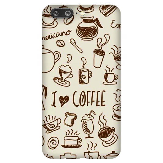 Coffee Doodle Art Case OnePlus 5