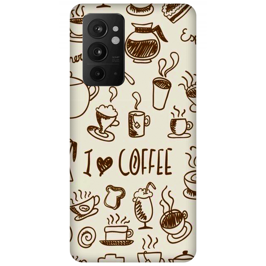 Coffee Doodle Art Case OnePlus 9RT 5G