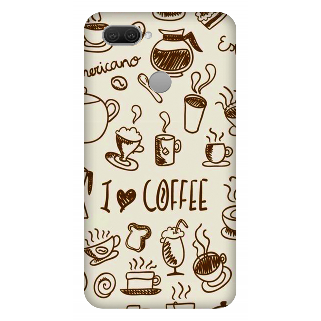 Coffee Doodle Art Case Oppo A11k (2020)