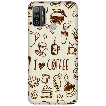 Coffee Doodle Art Case Oppo A33 (2020)