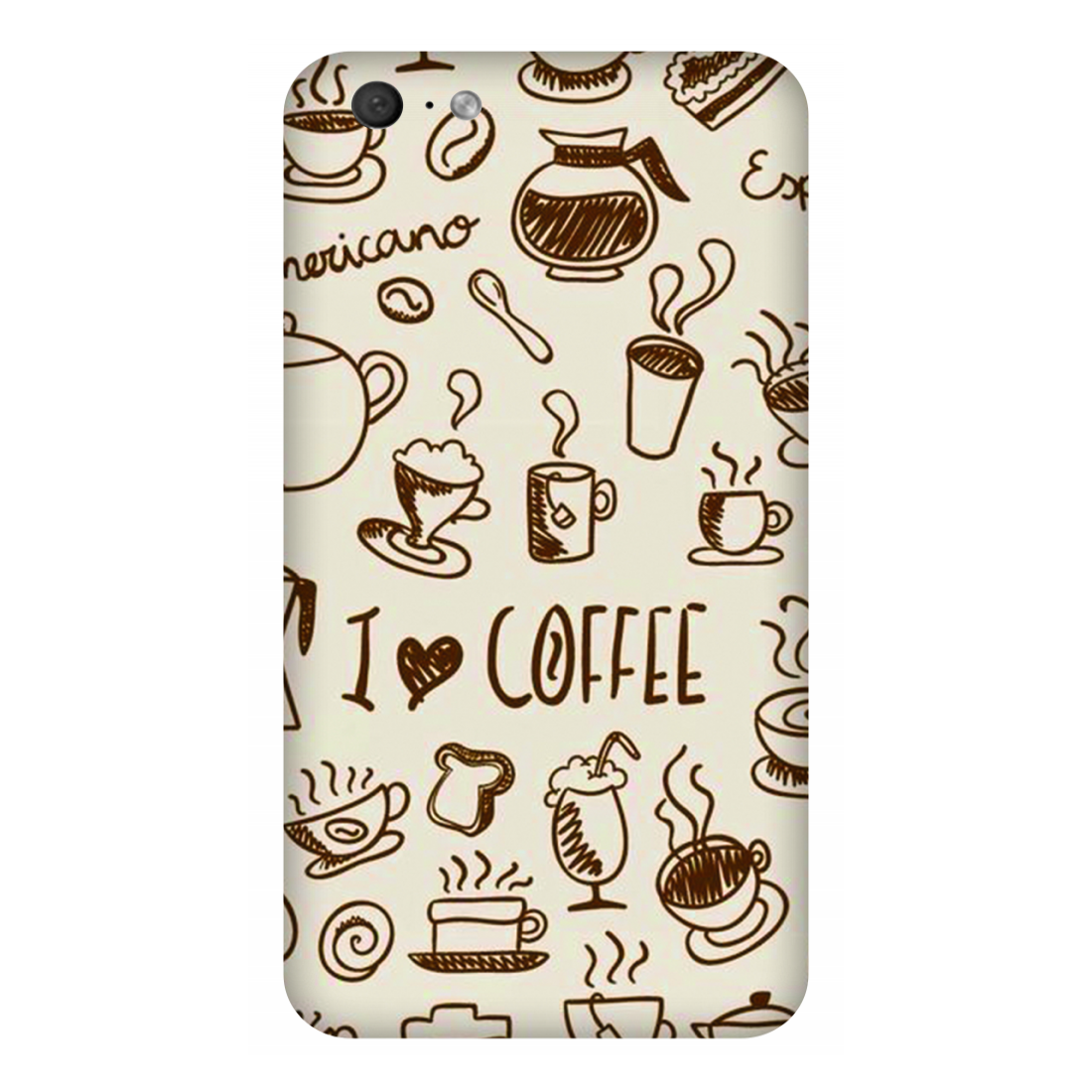 Coffee Doodle Art Case Oppo A71