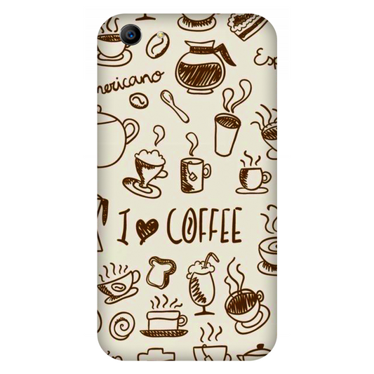 Coffee Doodle Art Case Oppo A83