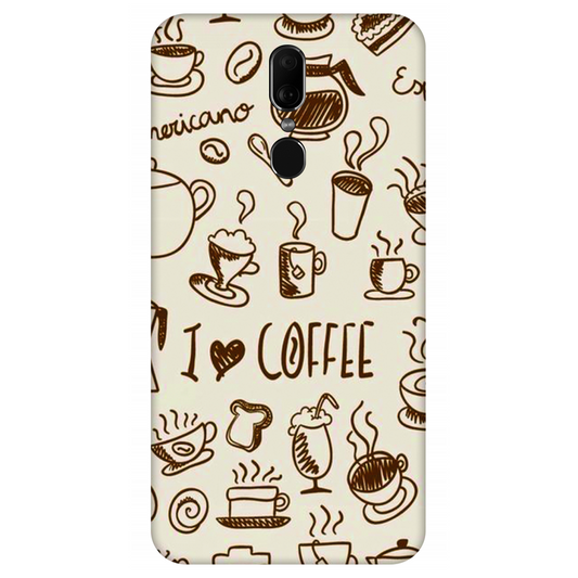 Coffee Doodle Art Case Oppo F11