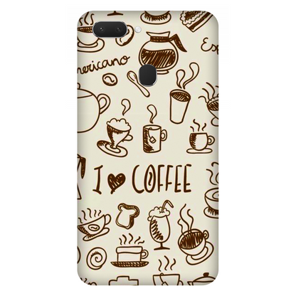 Coffee Doodle Art Case Realme 2