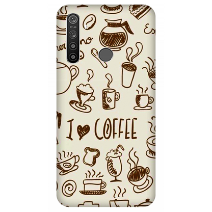 Coffee Doodle Art Case Realme 5