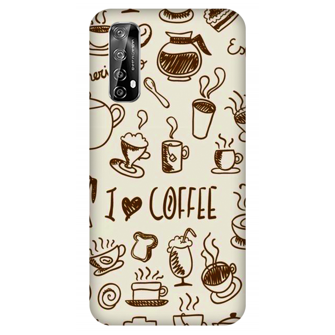 Coffee Doodle Art Case Realme 7