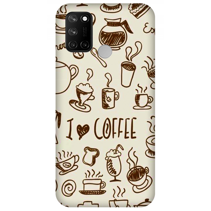 Coffee Doodle Art Case Realme 7i