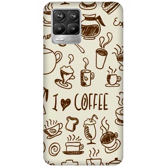 Coffee Doodle Art Case Realme 8