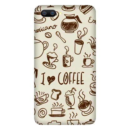 Coffee Doodle Art Case Realme C1