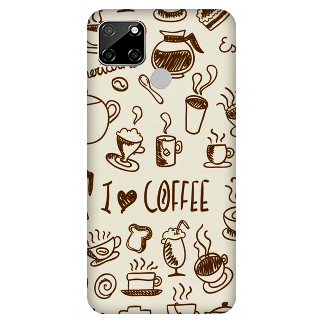 Coffee Doodle Art Case Realme C12