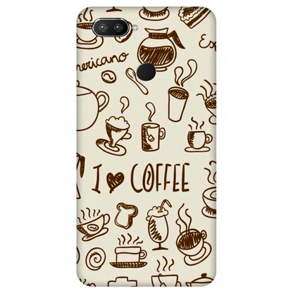 Coffee Doodle Art Case Realme U1