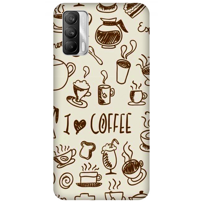 Coffee Doodle Art Case Realme X7