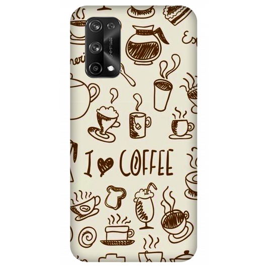 Coffee Doodle Art Case Realme X7 Pro