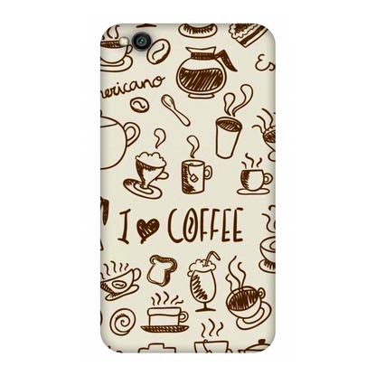 Coffee Doodle Art Case Redmi Go