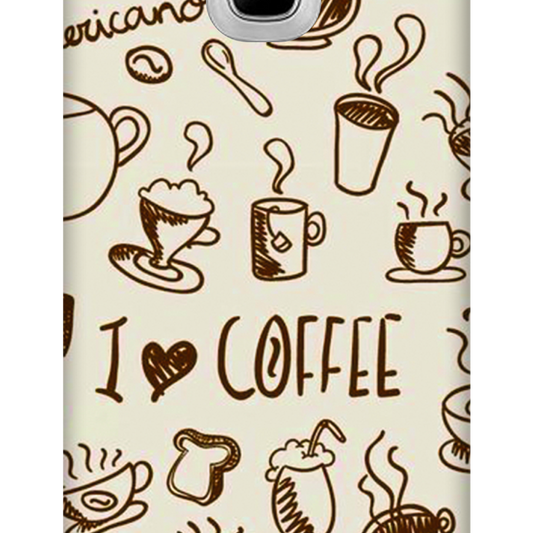 Coffee Doodle Art Case Samsung Galaxy J2 (2016)