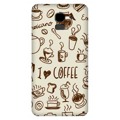 Coffee Doodle Art Case Samsung Galaxy J6