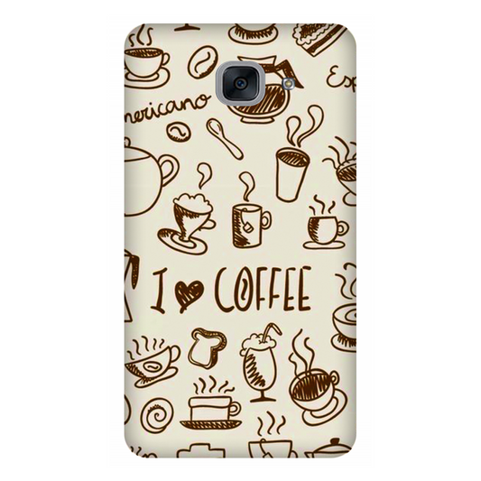 Coffee Doodle Art Case Samsung Galaxy J7 Max
