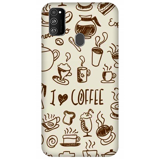 Coffee Doodle Art Case Samsung Galaxy M30s