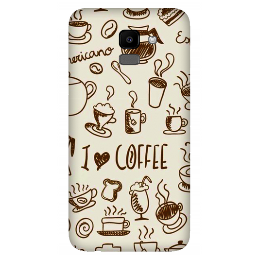 Coffee Doodle Art Case Samsung Galaxy On6