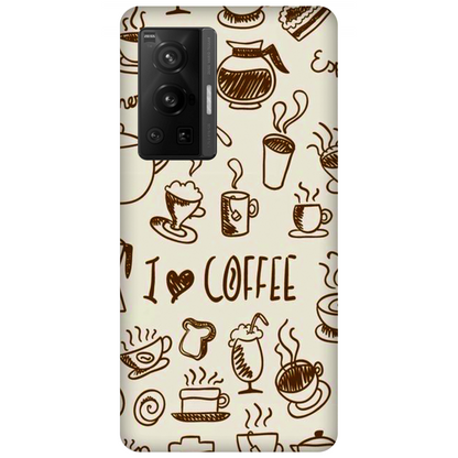 Coffee Doodle Art Case Vivo X70 Pro