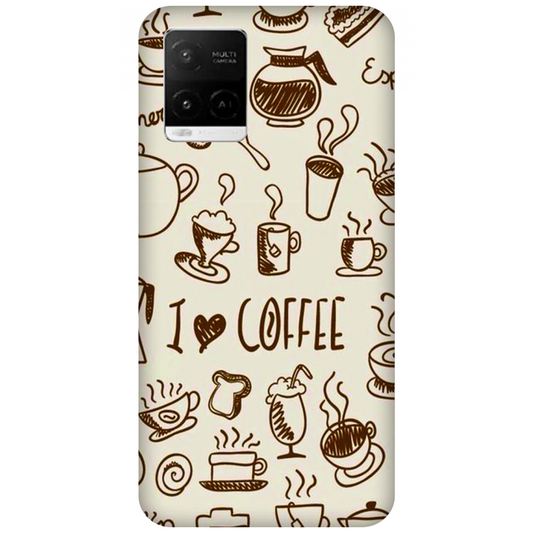 Coffee Doodle Art Case Vivo Y21