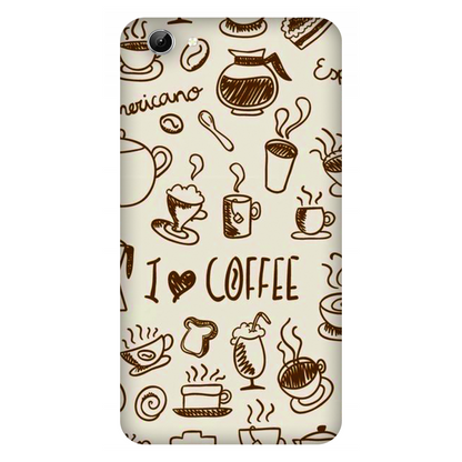 Coffee Doodle Art Case Vivo Y71