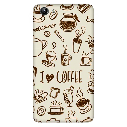 Coffee Doodle Art Case Vivo Y71i