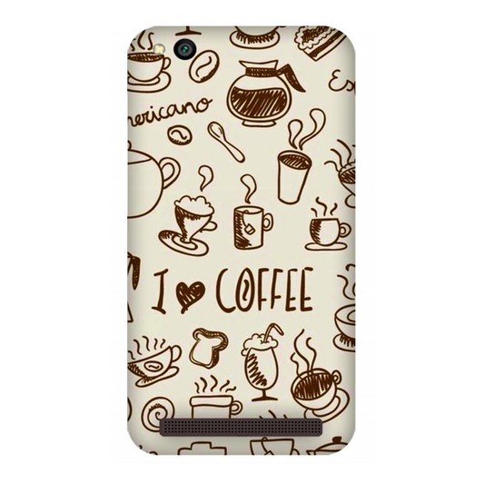 Coffee Doodle Art Case Xiaomi Redmi 5A