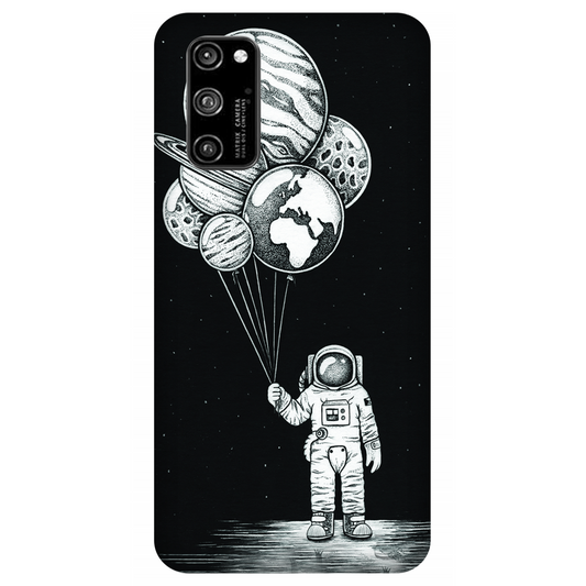 Cosmic Balloons in Astronaut Hand Case Honor V30 Pro 5G