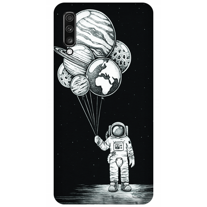 Cosmic Balloons in Astronaut Hand Case Samsung Galaxy A70
