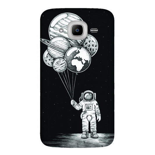 Cosmic Balloons in Astronaut Hand Case Samsung Galaxy J2Pro (2016)
