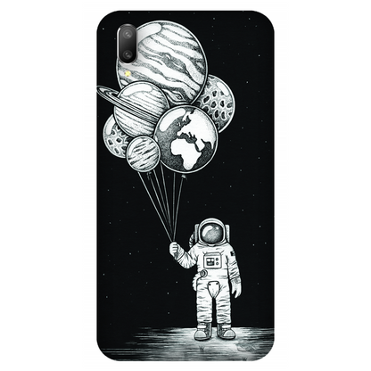 Cosmic Balloons in Astronaut Hand Case Vivo V11 Pro