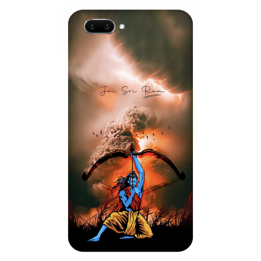 Divine Archer Amidst the Storm Jai Shree Ram Case Oppo A5 (Without Fingerprint)