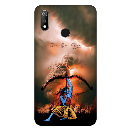 Divine Archer Amidst the Storm Jai Shree Ram Case Realme 3