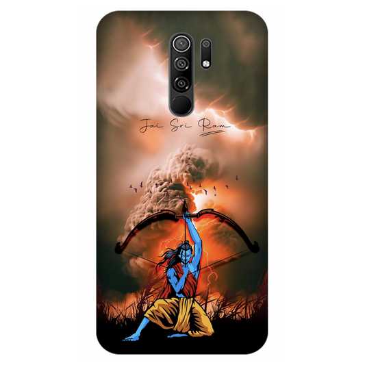 Divine Archer Amidst the Storm Jai Shree Ram Case Xiaomi Redmi 9 (2020)