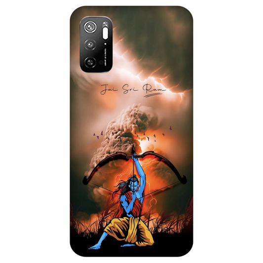 Divine Archer Amidst the Storm Jai Shree Ram Case Xiaomi Redmi Note 11SE 5G